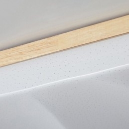 Plafoniera din acril japonez. Plafoniera dreptunghiulara ondulata