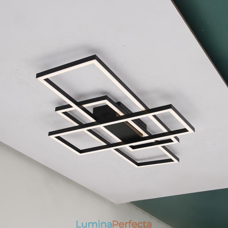Plafoniera modernă Plafoniera pătrată geometrică