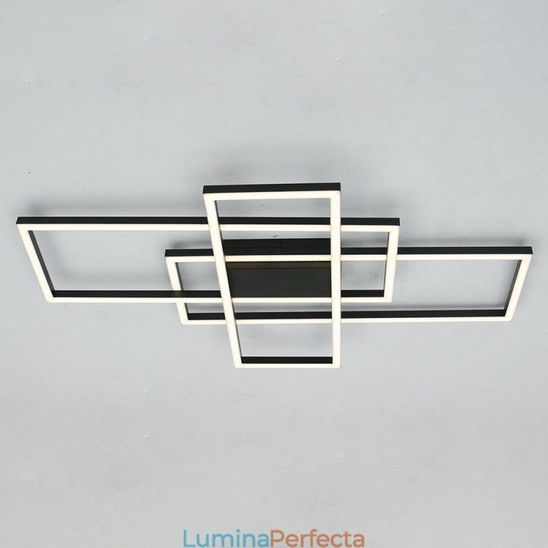 Plafoniera modernă Plafoniera pătrată geometrică