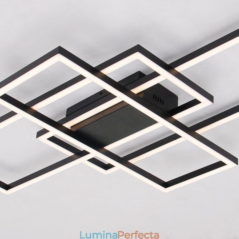 Plafoniera modernă Plafoniera pătrată geometrică