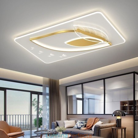 Plafoniera de lux Plafoniera Creative Leaf Design