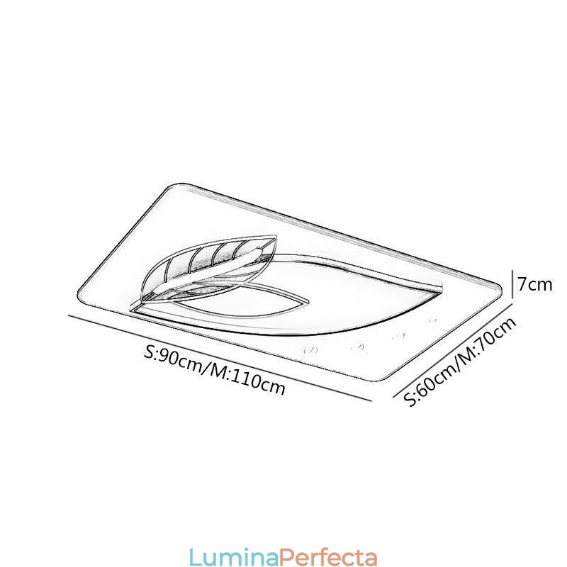 Plafoniera de lux Plafoniera Creative Leaf Design