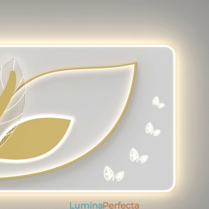 Plafoniera de lux Plafoniera Creative Leaf Design