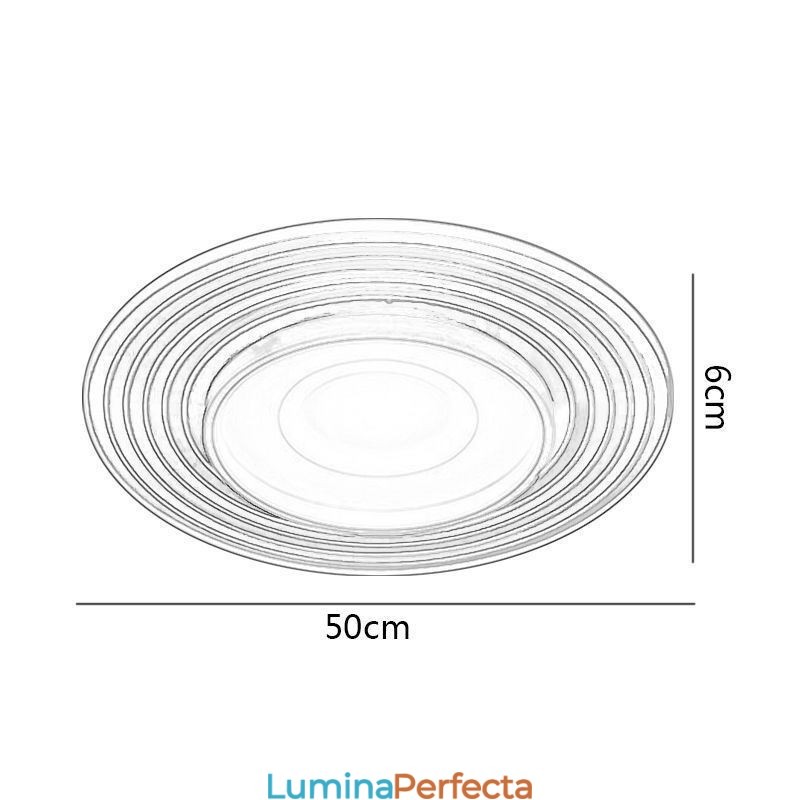 Plafoniera Corp de iluminat modern cu montaj încastrat rotund
