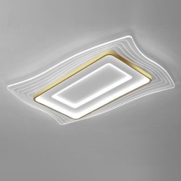 Plafoniera modernă Plafoniera în formă pătrată cu montare încasată