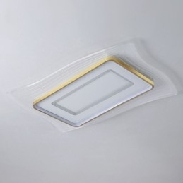 Plafoniera modernă Plafoniera în formă pătrată cu montare încasată