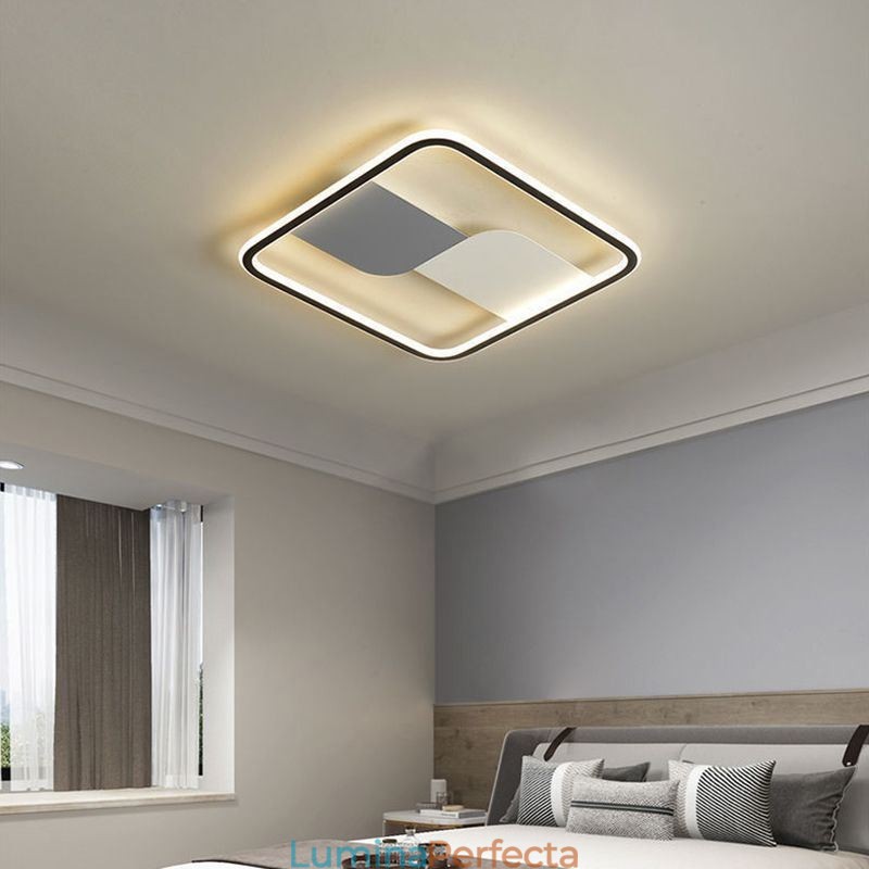 Plafoniera cu montare încasată Lampă de plafon rotundă cu montare încasată