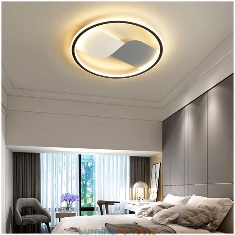 Plafoniera cu montare încasată Lampă de plafon rotundă cu montare încasată