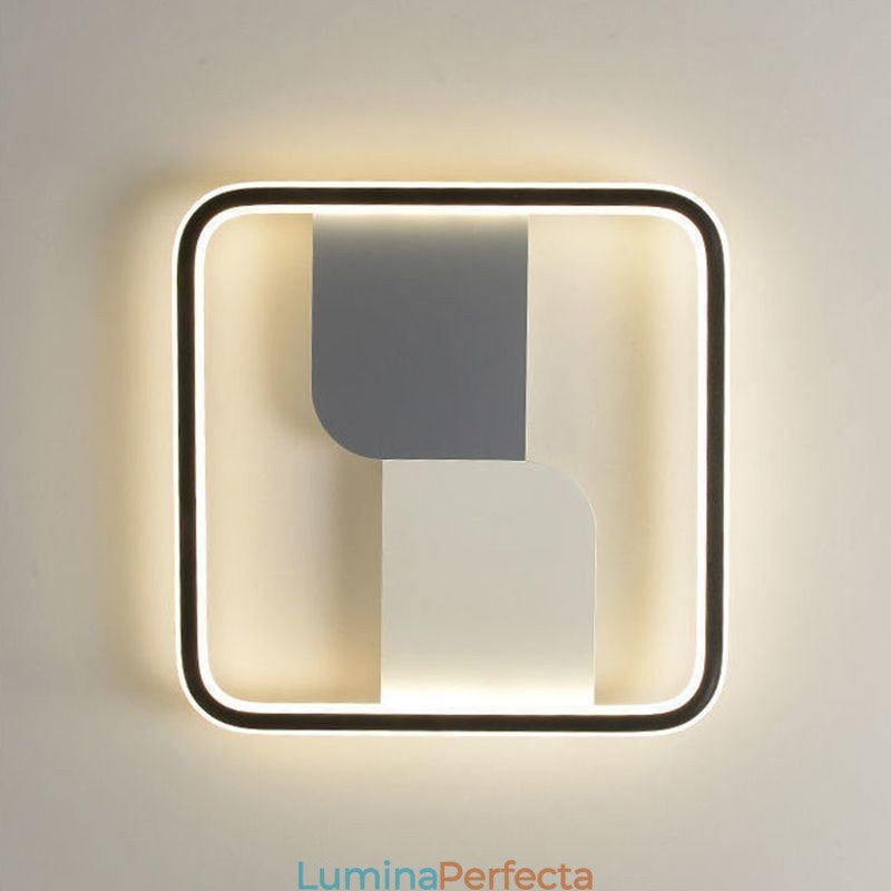 Plafoniera cu montare încasată Lampă de plafon rotundă cu montare încasată