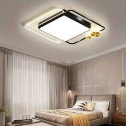 Plafoniera Nordic Plafoniera pătrată din acrilic cu montare încasată
