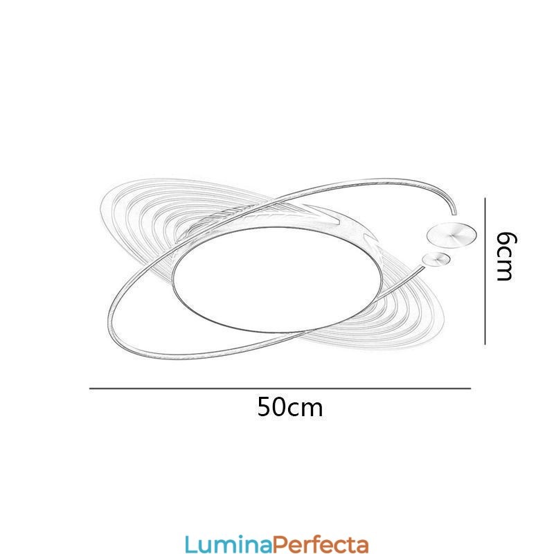 Plafoniera modernă cu montare încastrabilă Creative Planet