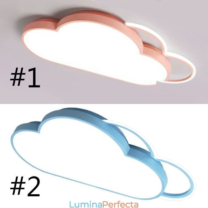 Plafoniera cu montaj încadrat în formă de nor Modern Lights