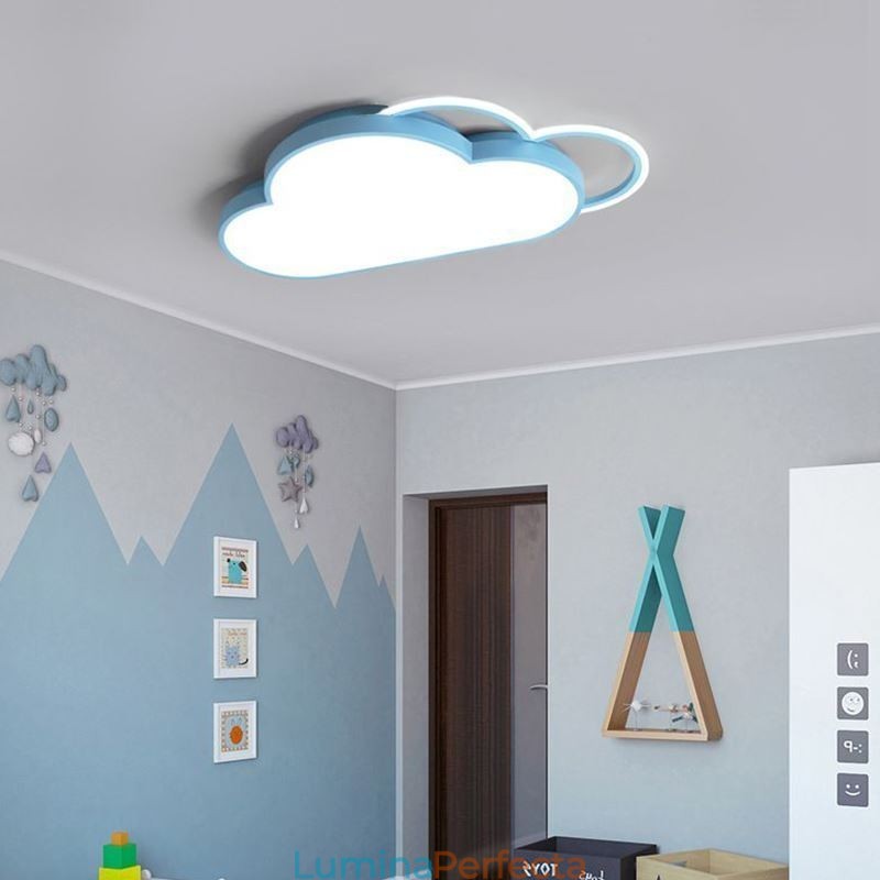 Plafoniera cu montaj încadrat în formă de nor Modern Lights