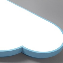 Plafoniera cu montaj încadrat în formă de nor Modern Lights