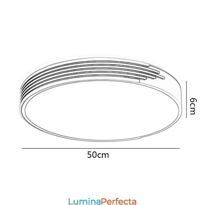 Lampă de iluminat circulară modernă cu montare încastrabilă