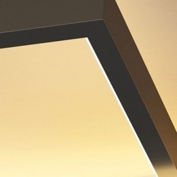Plafoniera modernă, pătrată, din acril, cu montare încasată
