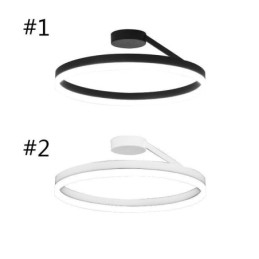 Lampă de plafon modernă cu montare încasată Lampă circulară cu abajur din acril