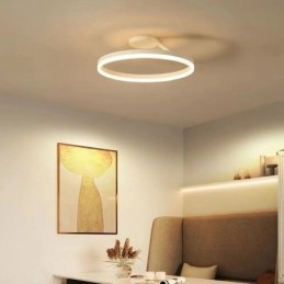 Lampă de plafon modernă cu montare încasată Lampă circulară cu abajur din acril