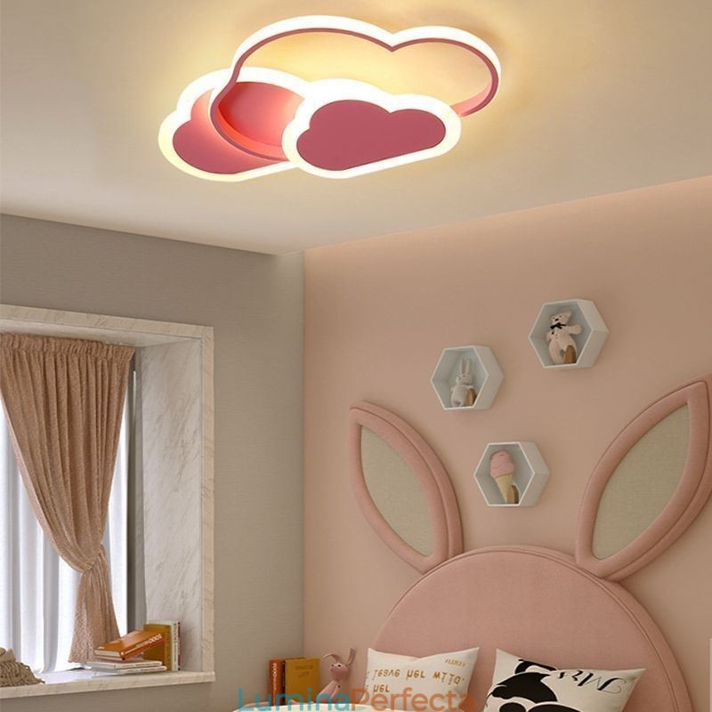Lumini acrilice moderne, creative, plafon în formă de nor
