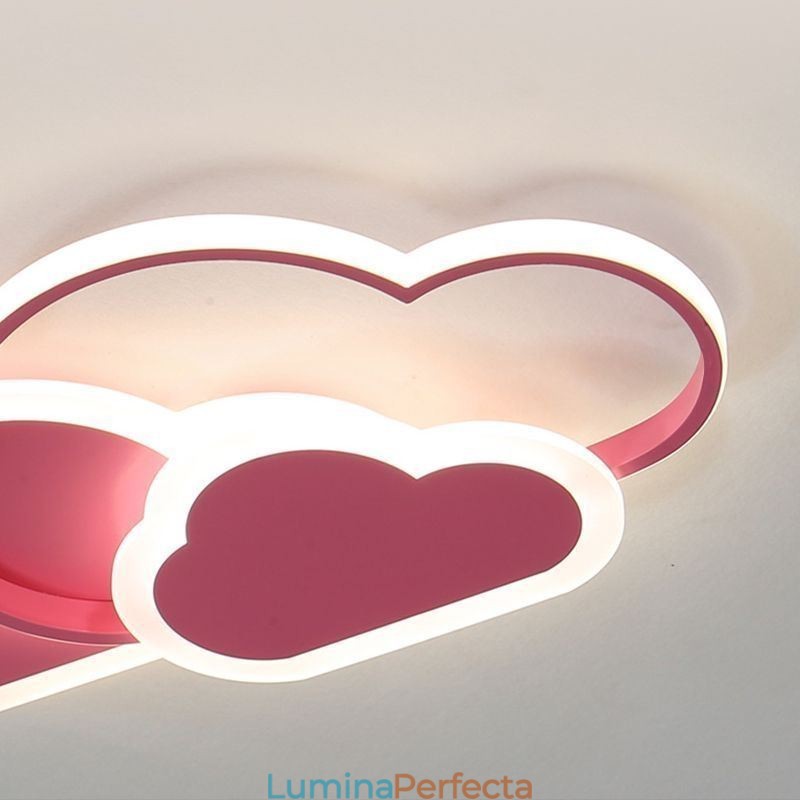 Lumini acrilice moderne, creative, plafon în formă de nor