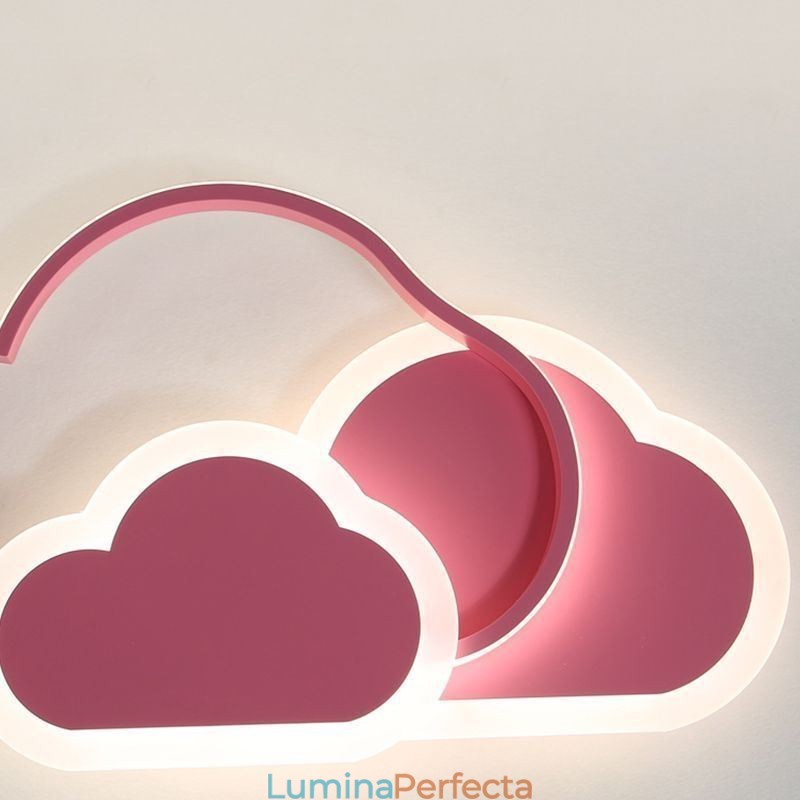 Lumini acrilice moderne, creative, plafon în formă de nor
