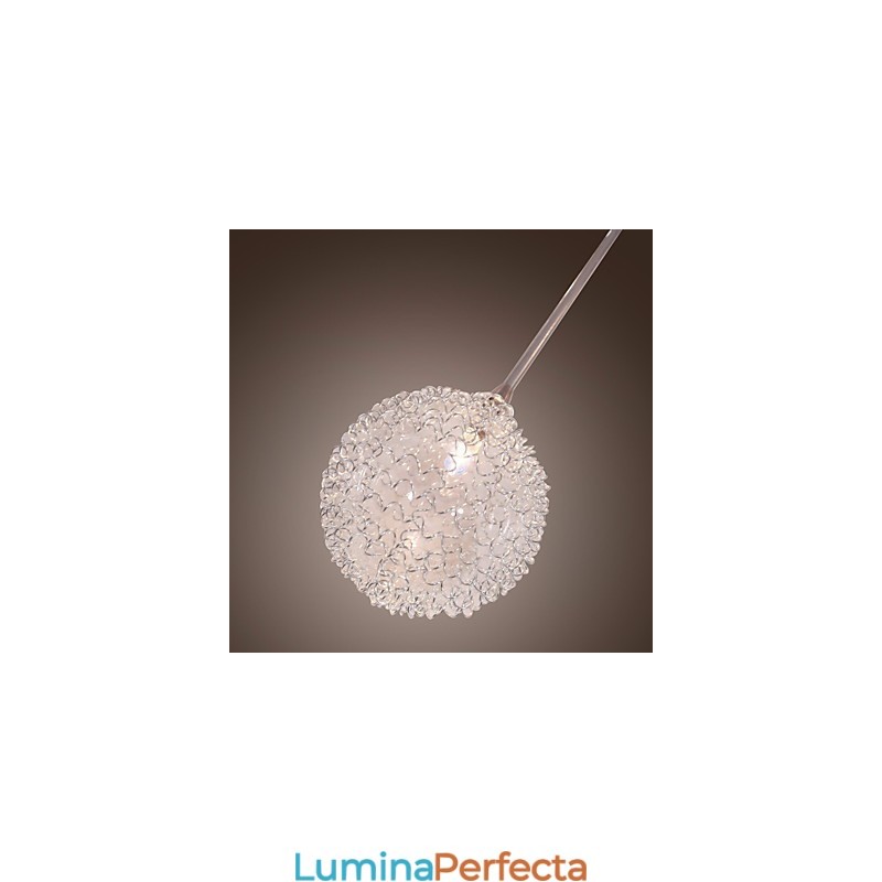 Lumină G4 cu 12 lumini din fier cu abajururi din aluminiu