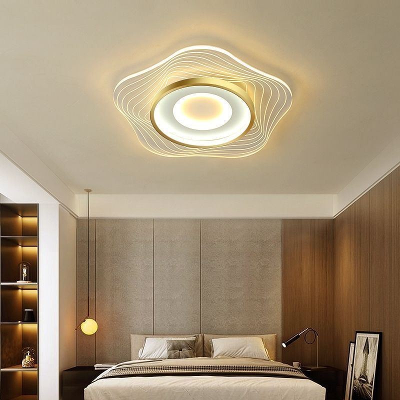 Plafoniera creativa Corpuri de iluminat moderne cu montare incastrata cu forma de stea 36W