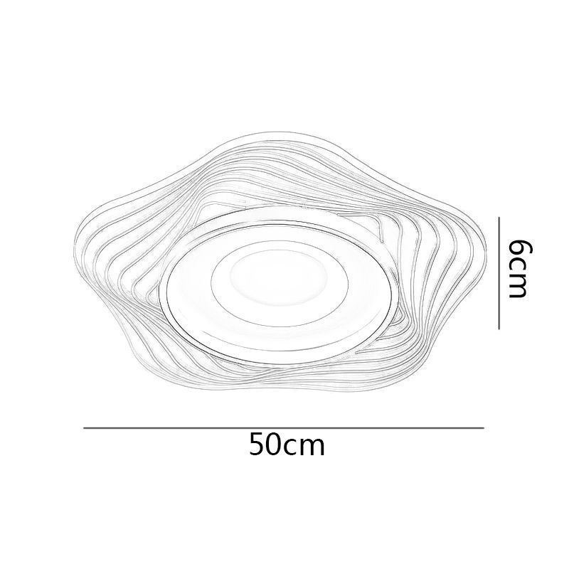 Plafoniera creativa Corpuri de iluminat moderne cu montare incastrata cu forma de stea 36W