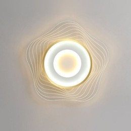 Plafoniera creativa Corpuri de iluminat moderne cu montare incastrata cu forma de stea 36W