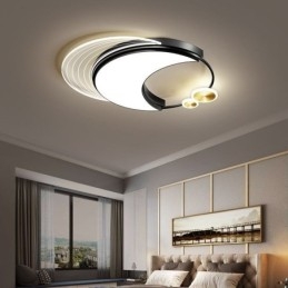Plafoniera cu intensitate reglabilă Corpuri de iluminat moderne cu montare încasată cu formă de lună 36W