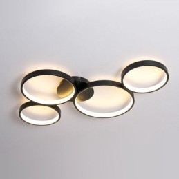 Plafoniera 7200LM 4 Inele Corp de iluminat