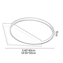 Plafoniera modernă cu montare încasată
