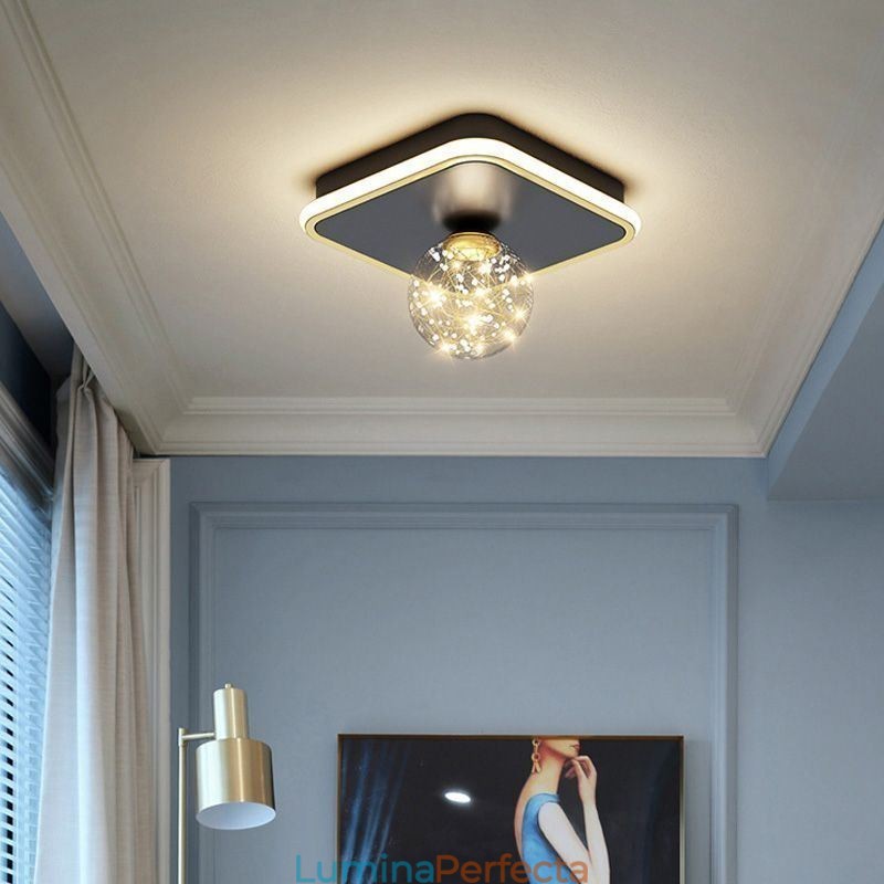 Plafoniera cu montare încasată pentru decorarea casei