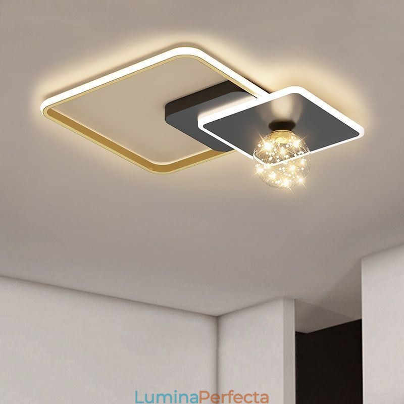 Corp de iluminat de tavan pentru decorarea casei cu montare încasată