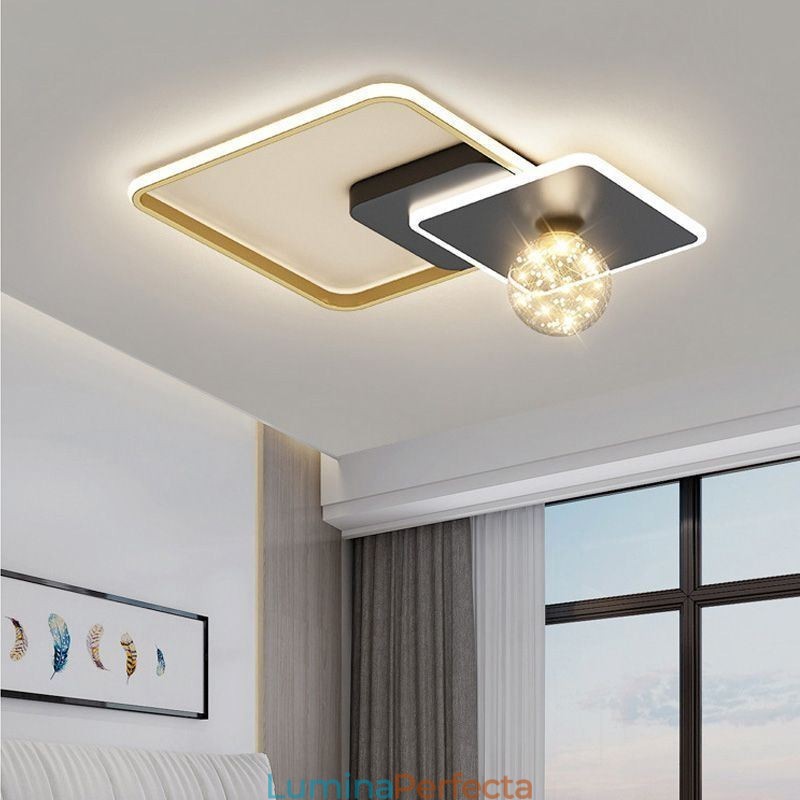 Corp de iluminat de tavan pentru decorarea casei cu montare încasată