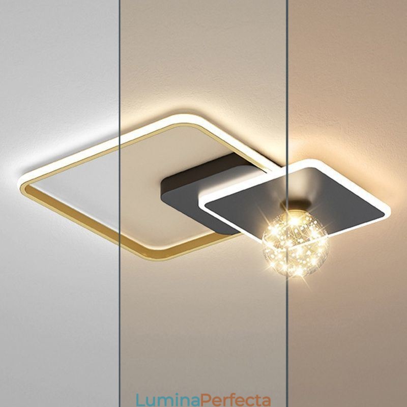 Corp de iluminat de tavan pentru decorarea casei cu montare încasată