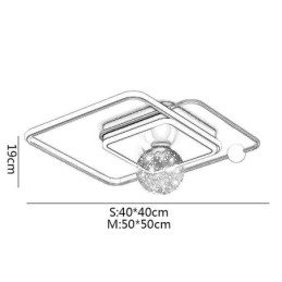 Plafoniera modernă pentru decorarea casei cu montare încasată