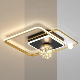 Plafoniera modernă pentru decorarea casei cu montare încasată