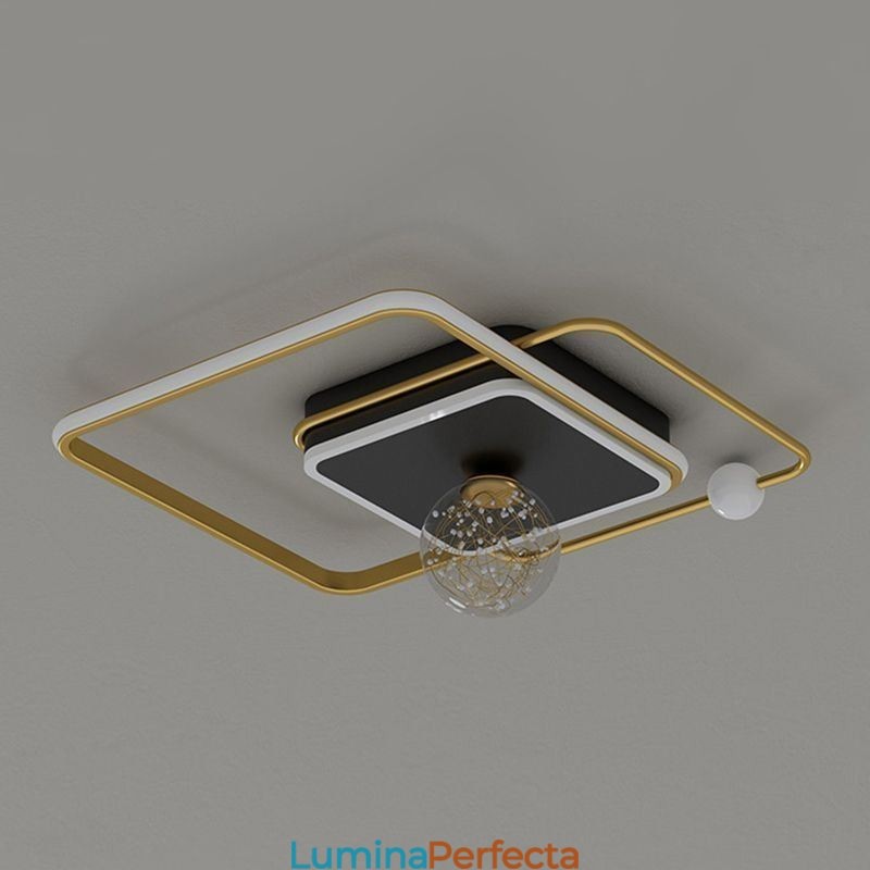 Plafoniera modernă pentru decorarea casei cu montare încasată