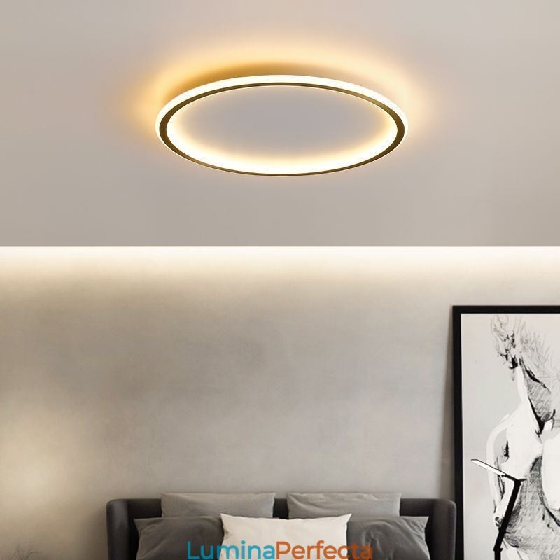 Plafoniera cu montare încasată Corpuri de iluminat rotunde Dimming tricolor