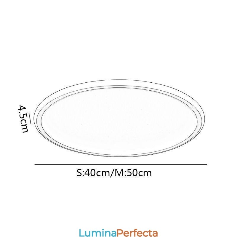 Plafoniera cu montare încasată Corpuri de iluminat rotunde Dimming tricolor