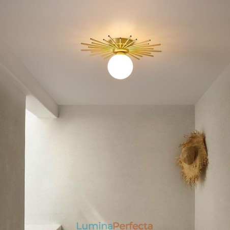 Plafoniera modernă cu 1 lumină, plafon Globe Plafoniera modernă cu 1 lumină, plafon Globe