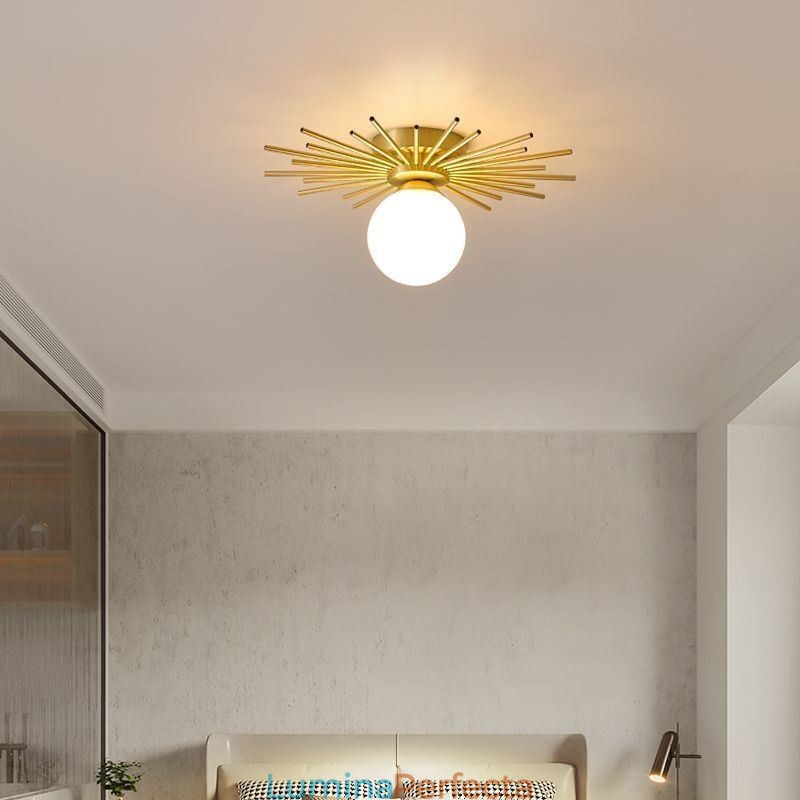 Plafoniera modernă cu 1 lumină, plafon Globe