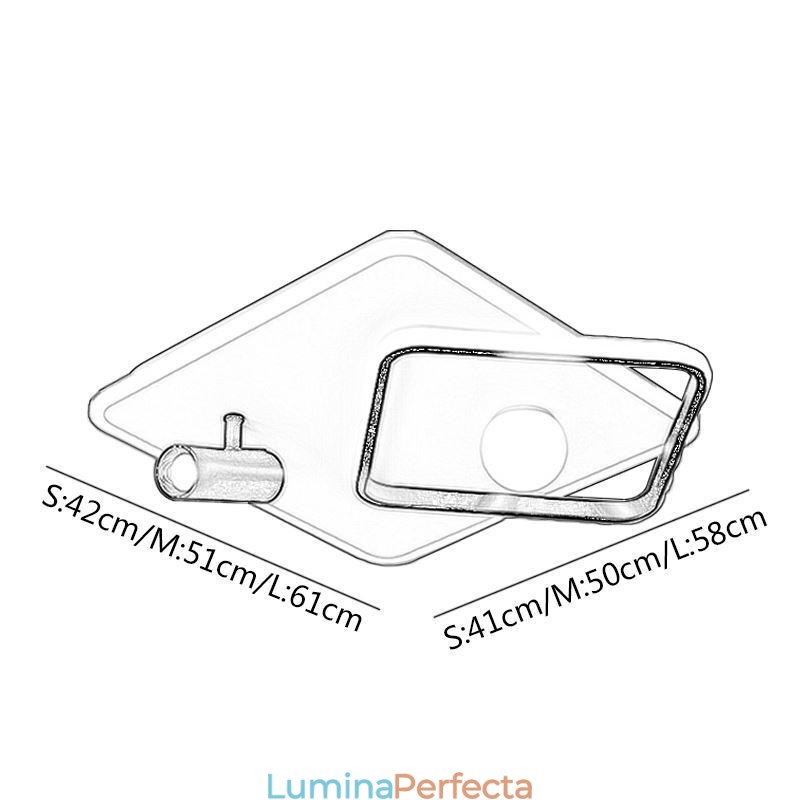 Plafoniera pătrată din acrilic cu montare încasată