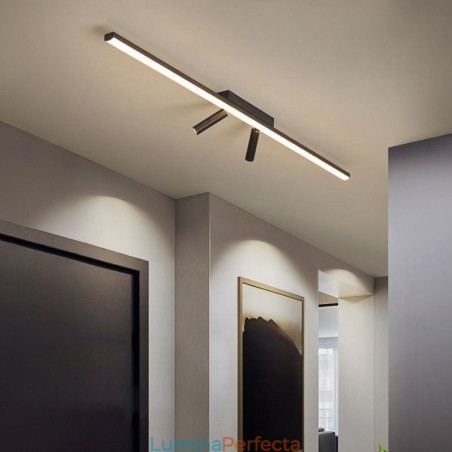 Spot acrilic liniar de plafon cu montare încasată Spot acrilic liniar de plafon cu montare încasată