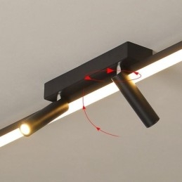 Spot acrilic liniar de plafon cu montare încasată