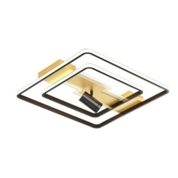 Plafoniera din acrilic cu montaj geometric