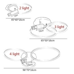 Plafoniera cu aur periat Halo Ring Lighting Spot