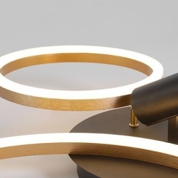Plafoniera cu aur periat Halo Ring Lighting Spot