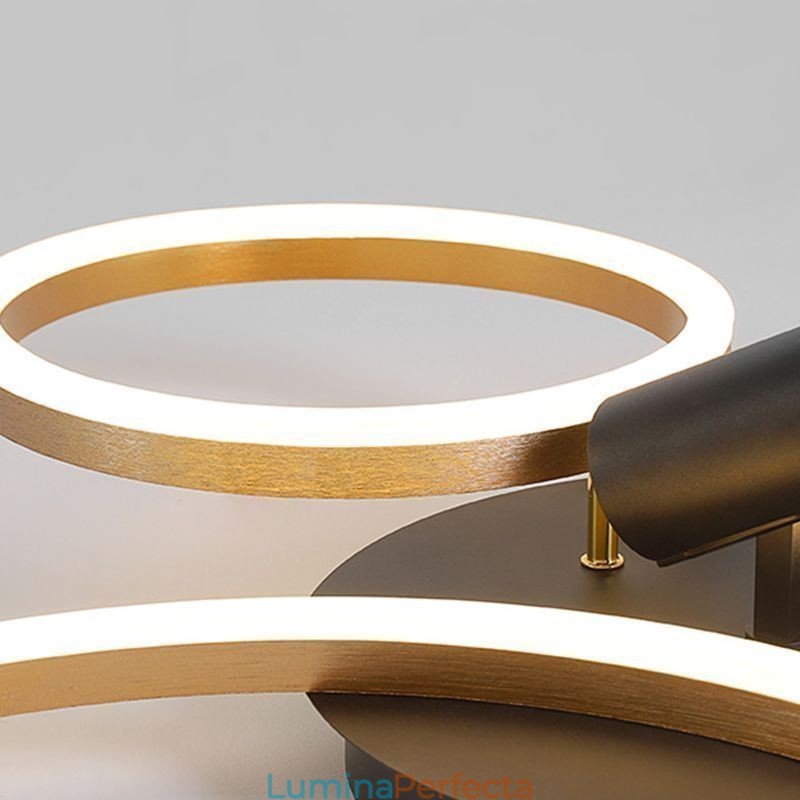 Plafoniera cu aur periat Halo Ring Lighting Spot